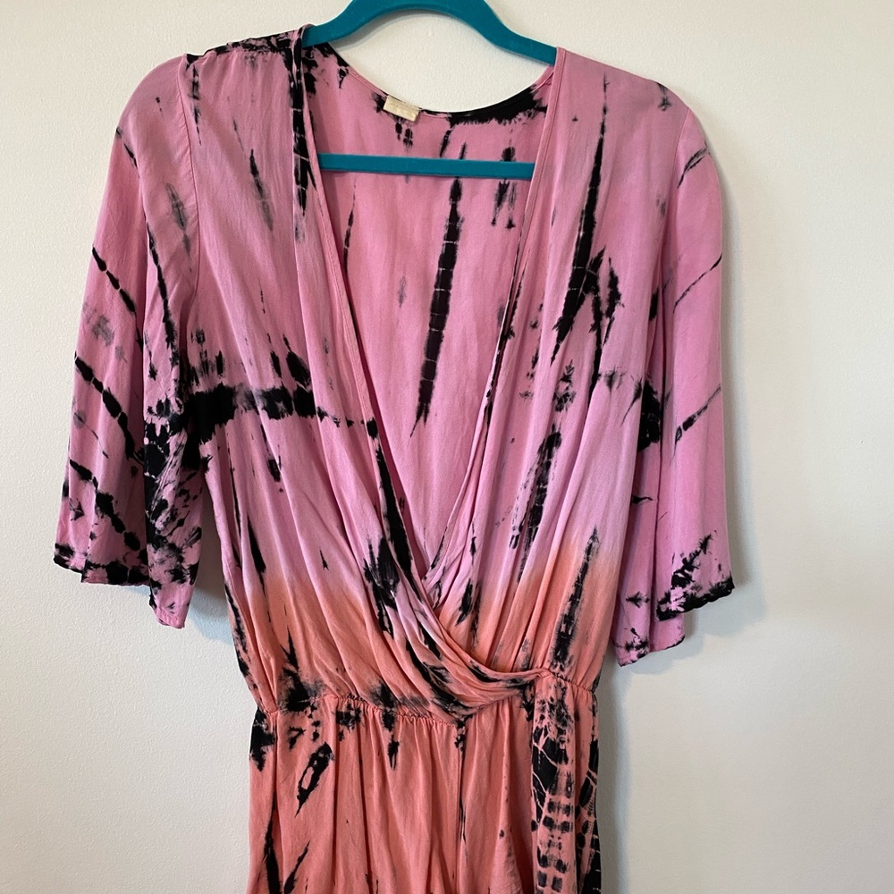 Super cute tie dye romper